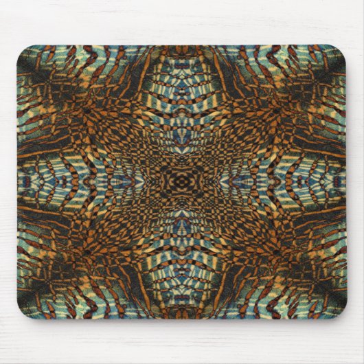 Kaleidoscoop tijgerbont muismat (Voorkant)