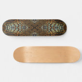 Kaleidoscoop tijgerbont skateboard (Horizontaal)
