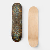 Kaleidoscoop tijgerbont skateboard (Voorkant)