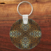 Kaleidoscoop tijgerbont sleutelhanger (Voorkant)