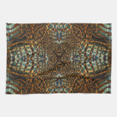 Kaleidoscoop tijgerbont theedoek (Horizontaal)