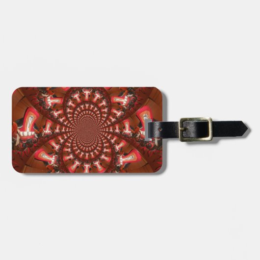 Kaleidoscoop Tong Art Print/Grafisch Bagagelabel (Voorkant horizontaal)