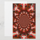 Kaleidoscoop Tong Art Print/Grafisch Briefpapier (Voorkant / Achterkant)