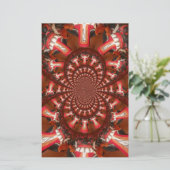 Kaleidoscoop Tong Art Print/Grafisch Briefpapier (Staand voorkant)