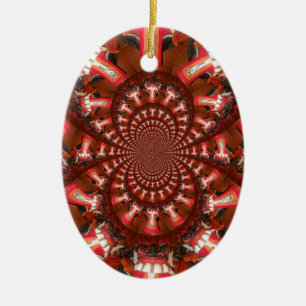 Kaleidoscoop Tong Art Print/Grafisch Keramisch Ornament