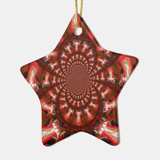 Kaleidoscoop Tong Art Print/Grafisch Keramisch Ornament (Links)