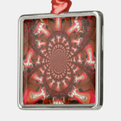 Kaleidoscoop Tong Art Print/Grafisch Metalen Ornament (Links)