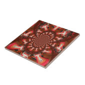 Kaleidoscoop Tong Art Print/Grafisch Tegeltje (Zijkant)