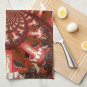 Kaleidoscoop Tong Art Print/Grafisch Theedoek (Quarter Fold)