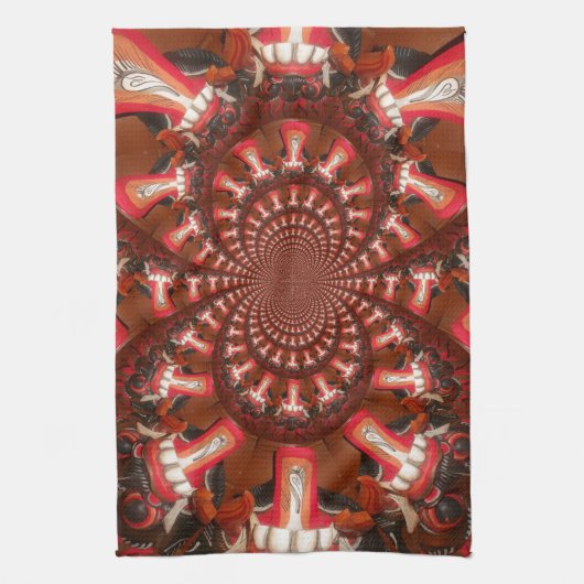 Kaleidoscoop Tong Art Print/Grafisch Theedoek (Verticaal)