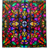 Kaleidoscoop V2 Douchegordijn (Voorkant)