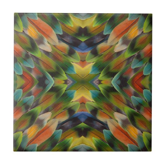 Kaleidoscoop van agapadekuiven tegeltje (Voorkant)
