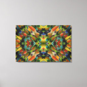 Kaleidoscoop van agapadusharen canvas afdruk