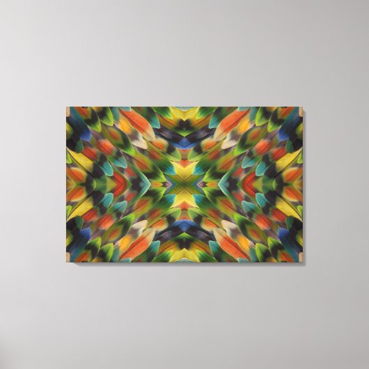 Kaleidoscoop van agapadusharen canvas afdruk (Voorkant)
