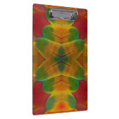 Kaleidoscoop van ara papegaai veren klembord (Rechts)