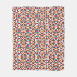 Kaleidoscoop van Boeken Fleece Deken