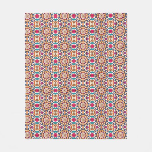 Kaleidoscoop van Boeken Fleece Deken (Voorkant)