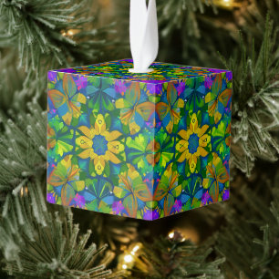 Kaleidoscoop van bosbladeren decoratie