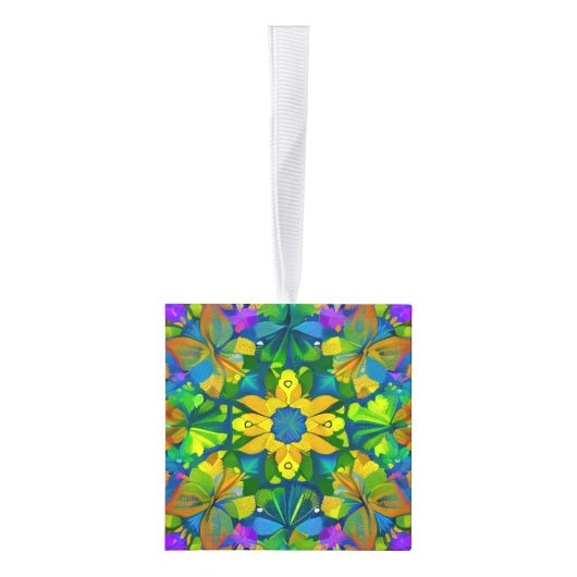 Kaleidoscoop van bosbladeren decoratie (Rechts)