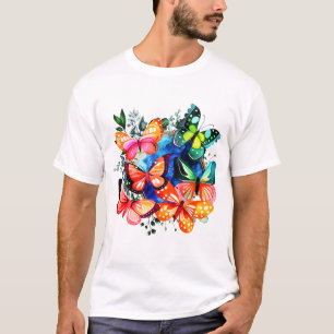Kaleidoscoop van Butterflies T-shirt