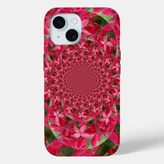 Kaleidoscoop van Crimson: Bloed Milkweed Flower Ar Case-Mate iPhone Case (Achterkant)