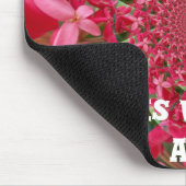 Kaleidoscoop van Crimson: Bloed Milkweed Flower Ar Muismat (Hoek)