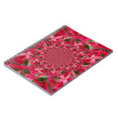 Kaleidoscoop van Crimson: Bloed Milkweed Flower Ar Notitieboek (Linkerzijde)