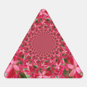 Kaleidoscoop van Crimson: Bloed Milkweed Flower Ar Sticker