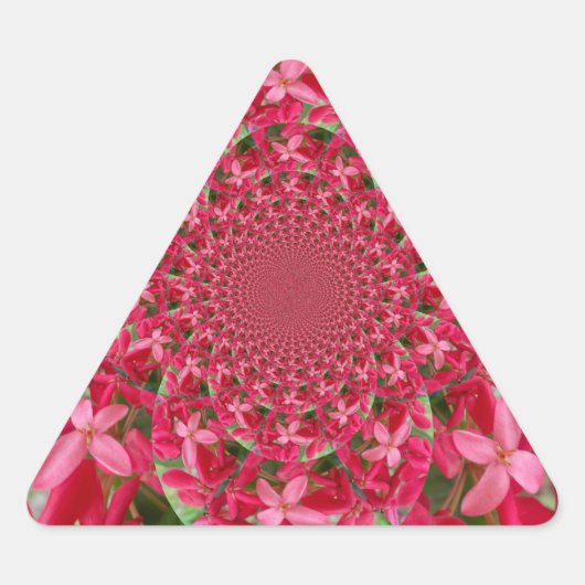 Kaleidoscoop van Crimson: Bloed Milkweed Flower Ar Sticker (Voorkant)