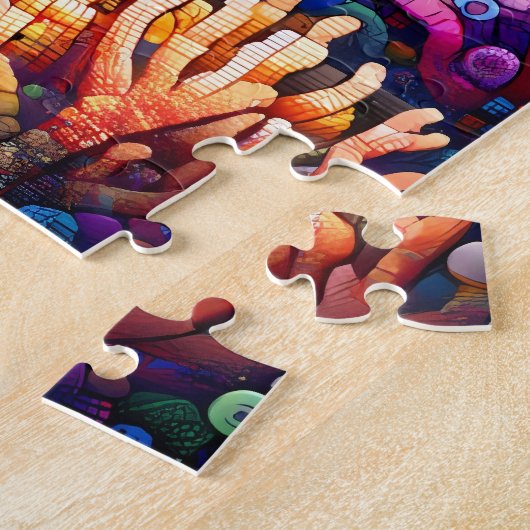 Kaleidoscoop van de Diepe Legpuzzel (Zijkant)