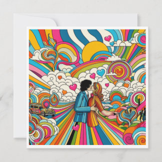 Kaleidoscoop van de Liefde Feestdagenkaart