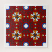 Kaleidoscoop van deel vier 10 legpuzzel (Horizontaal)