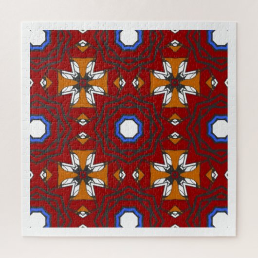 Kaleidoscoop van deel vier 10 legpuzzel (Verticaal)