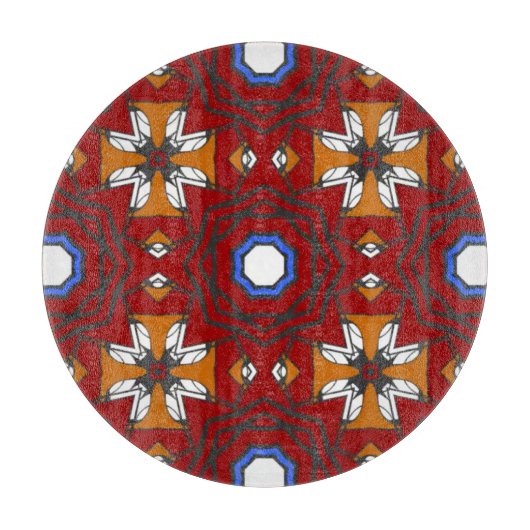 Kaleidoscoop van deel vier 10 snijplank (Voorkant)