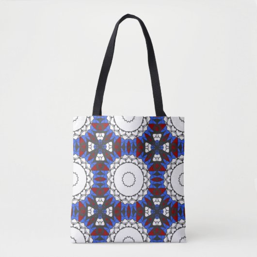 Kaleidoscoop van deel vier 10 tote bag (Voorkant)