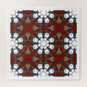 Kaleidoscoop van deel vier art. 6 legpuzzel (Horizontaal)