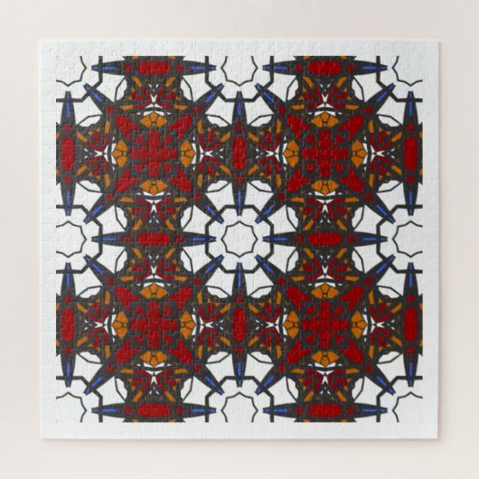 Kaleidoscoop van deel vier art. 6 legpuzzel (Verticaal)