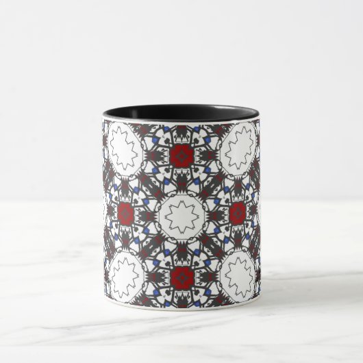 Kaleidoscoop van deel vier art. 6 mok (Midden)