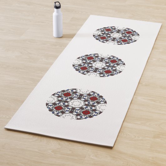 Kaleidoscoop van deel vier art. 6 yogamat (In situ)