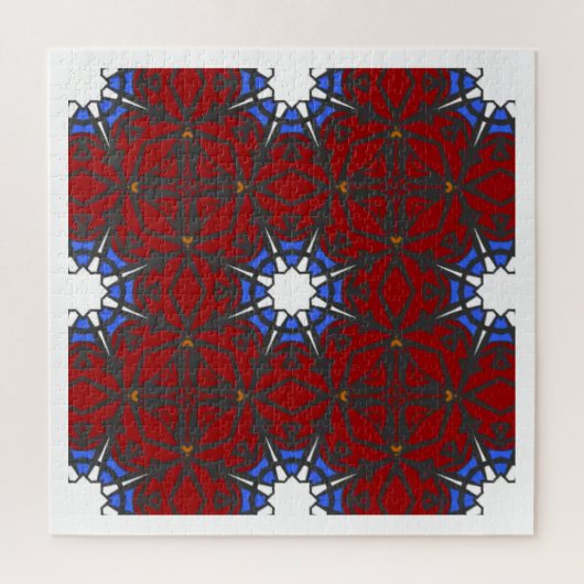 Kaleidoscoop van deel vier art. 7 legpuzzel (Verticaal)