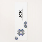 Kaleidoscoop van deel vier art. 7 yogamat (Achterkant)