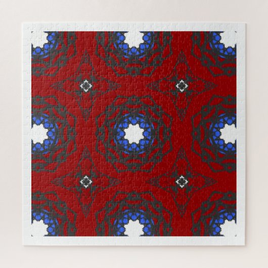 Kaleidoscoop van deel vier art. 8 legpuzzel (Verticaal)