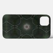 Kaleidoscoop van Dew Star Black Achtergrond Case-Mate iPhone Case (Achterkant (horizontaal))