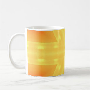 Kaleidoscoop van een Bright Sunrise en Lines Koffiemok