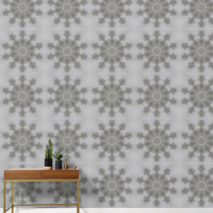 Kaleidoscoop van Grey Foggy Skyline Behang