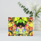 Kaleidoscoop van kleuren briefkaart (Staand voorkant)