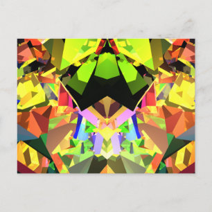 Kaleidoscoop van kleuren briefkaart