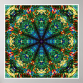 Kaleidoscoop van kleuren poster (Voorkant)
