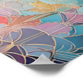 Kaleidoscoop van kleuren poster (Hoek)