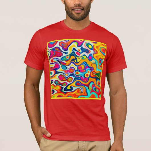 Kaleidoscoop van kleuren t-shirt (Voorkant)